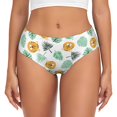 thumbnail image 1 of Fotbe Tiger Leaves Calzones Estampados para Mujer – Ropa Interior de Algodón, Cómoda, Suave y Elástica-Small, 1 of 6