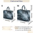 thumbnail image 2 of FORMRS Womens Corduroy Tote Bag Crossbody Shoulder Purse Handbag with Detachable Strap, Watercolor Sky Pattern, 2 of 7
