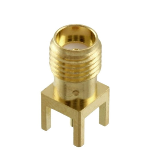 0733910060 SMA Connector Receptacle, Female Socket 50 Ohms Through Hole Solder