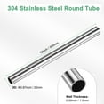 thumbnail image 3 of Uxcell 1-Pack 300mm 304 Stainless Steel Tube,  19mm ID 22mm OD Seamless Stainless Steel Tubing for Construction/Machining/DIY Crafting, 3 of 7