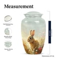 thumbnail image 2 of Rabbit Springtime Bunny Fields Cremation Urn Human Ashes - Burial Urns For Cremated Remains With Bag - Funeral Urns For Adult Ashes Men - Cremation Urns For Human Ashes Adult Male (Size -10"), 2 of 5