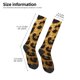 thumbnail image 2 of Fotbe Golden Leopard Glitter Calcetas Divertidas Estampadas para Hombre y Mujer, Calcetas de Algodón hasta la Rodilla para Caminar, Correr, Enfermería y Embarazo, 2 of 6