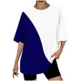 thumbnail image 1 of Camiseta Corta con Cuello Redondo Y Gota Del Hombro para las Mujeres, 1 of 4