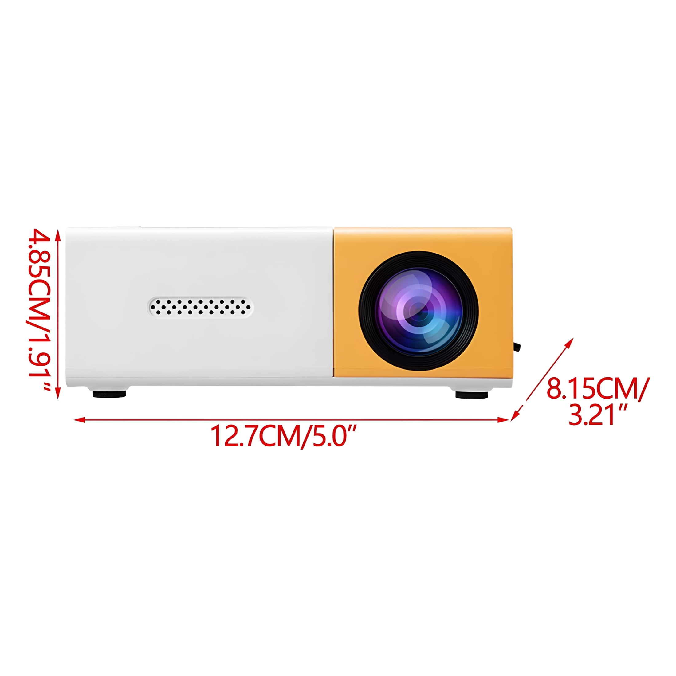 GJX Mini Projector with Wifi Bluetooth, 4K Projectors, Smart Projector Tv, Wifi Projector with Speakers for Phone Outside