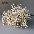 thumbnail image 3 of 62CM/pc 81 High Quality Small Flowers Autumn Color Feel Soft Rubber Gypsophila Dry Flower 6 Color PVC Bouquet Home Garden Decor, 3 of 10