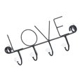 thumbnail image 2 of Organizador de almacenamiento en el de pared montado en pared para adorno de pared AMOR Negro__4 s Sunnimix Soporte para colgador de gancho de pared, 2 of 8