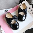 thumbnail image 3 of Zapatos para niños pequeños Zapatos de princesa de cuero pequeños antideslizantes con lazo de moda lindo para niñas_a, 3 of 3