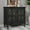 31.5"-2door-Black, variant on HLR 31.5"W Mid Century Vintage Sideboards Buffets Cabinet with 2 Doors Storage for Kitchen Dining,Green
