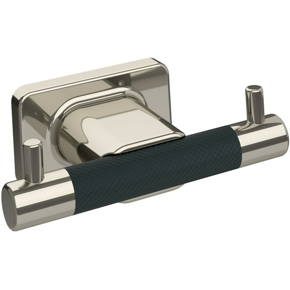 Amerock Bp26613 Esquire Double Hook Robe Hook - MultiColor