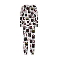 thumbnail image 3 of 2026 Matching Family Halloween Pajamas Set, Fall Sleepwear, Ghost & Pumpkin Printed Holiday Sleepwear, Soft Loungewear PJs Outfit, 3 of 4