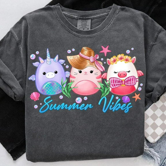 Summer Squishmallow Shirt, Beach Life Shirt, Summer Vibes Shirt, Summer Shirt, Squishmallow Shirt, Beach Lover Shirt, Unisex S-5XL Hot Trending Shirt, Vintage Birthday Gift