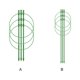 thumbnail image 3 of Monstrate Columna de barra de soporte de planta de Metal fuerte y duradera para el desarrollo de plantas saludables marco de escalada hortícola Jardín y Patio 45 vueltas altas y 28, 3 of 6