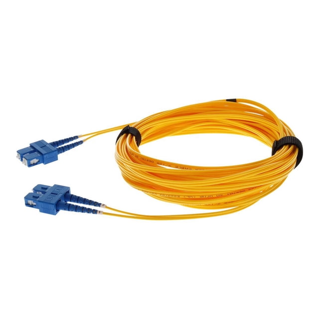 AddOn Câble Patch 10m SC OS1 Jaune - Câble Patch - SC/UPC Mode Unique (m) à SC/UPC Mode Unique (m) - 10 m - Fibre Optique - duplex - 9 / 125 Microns - Jaune