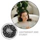 thumbnail image 3 of unbranded 2Ud Gorro De Ducha Reutilizable De Satén Negro Para Cabello Largo Con Banda Elástica Ajustable, 3 of 7