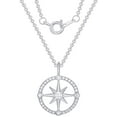 thumbnail image 5 of Fine Silver Plated Double Necklace Set with Simulated Diamonds Adult, 5 of 5