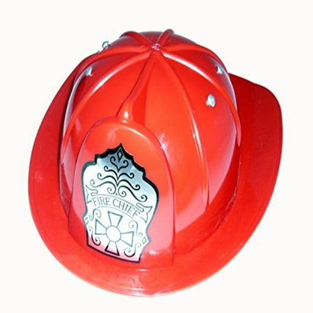 J15344 Child Fireman Hat Red