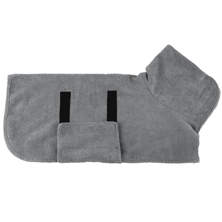 

DogDryingCoat-DryFastDogBag-DogBathrobeTowel-MicrofibreFastDryingSuperAbsorbentPetDogCatBathRobeTowel LuxuriouslySoft Grey M F57561