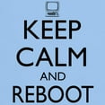 thumbnail image 3 of CafePress - Keep Calm And Reboot T Shirt - Men's Classic Graphic T-Shirt, 3 of 4