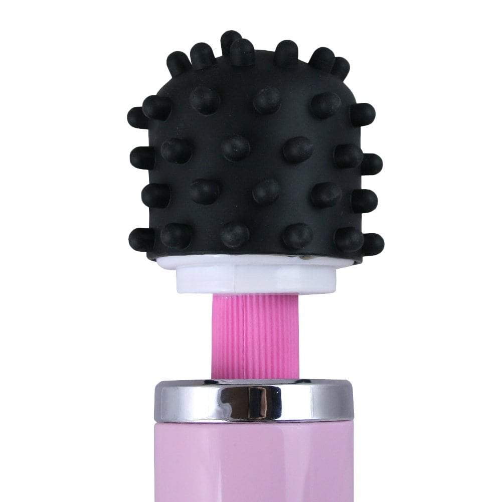 Pink B.O.B. Silicone Nubby Texture Ticklers Massage Wand Attachment
