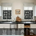 thumbnail image 5 of Kitchen Food Cooking Chef 3-Piece Kitchen Curtains Set Kitchen Curtains Sets with Valance for Windows Rod Pocket Machine Washable Kitchen Decor Decorations (54"x18"+2x27.5"x24"), 5 of 6