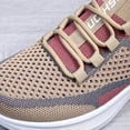 thumbnail image 6 of oqasdz Womens Casual Shoes Tie Breathable Mesh Sneakers Lightweight Soft Sole Running Walking Shoes for Versatile Daily Wear Outdoor Summer, 6 of 7