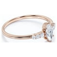 thumbnail image 4 of JeenMata 1 Carat Elegant Marquise Cut Engagement Ring in 18K Rose Gold Plating for Women, 4 of 8