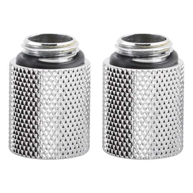 2 uds refrigeración por agua G1/4 macho a hembra extensor adaptador de ajuste asiento de tornillo (20mm)