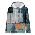 thumbnail image 4 of YEJIMAN Sweatshirt for Women Long Sleeved With Gradient Letter Printed Pockets And Comfort Hoodie, 4 of 9