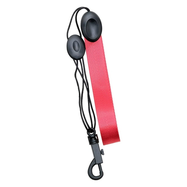 Correa para saxofón con mosquetón metálico ajustable, accesorio portátil profesional Rojo