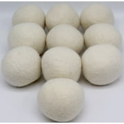 Wholesale Bulk Laundry Eco-Sheep Wool Dryer Balls - 100% New Zealand Wool (10 Pack)