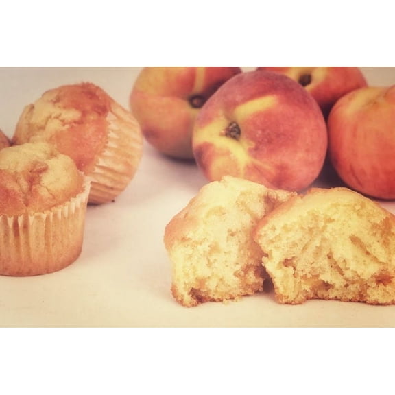 Foxtail Foods Simply Scoop Peach N Cream Muffin Batter, 16 Pound - 1 each.