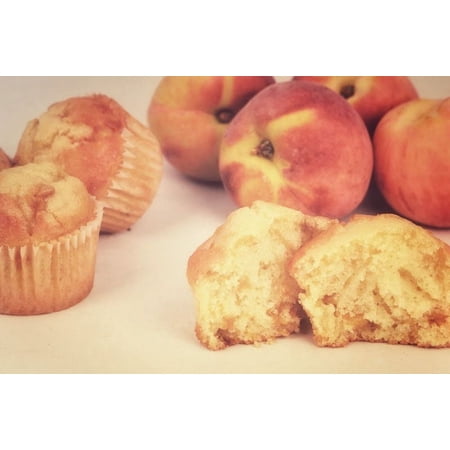 Foxtail Foods Simply Scoop Peach N Cream Muffin Batter  16 Pound - 1 each.