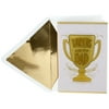 Hallmark Signature Father's Day Card (Gold World's Best Dad Trophy)