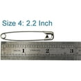 thumbnail image 3 of 60pcs Large Safety Pins - Durable Rust-resistant Nickel Plated Steel Pins, 3 of 5