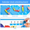 thumbnail image 4 of Toddler Montessori Busy Board Wooden Sensory Board Toy Portable Locks Latches Board Children, 4 of 7