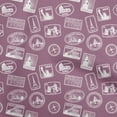 thumbnail image 1 of oneOone Cotton Cambric Wine Fabric Travel Diy Clothing Quilting Fabric Print Fabric By Yard 42 Inch Wide, 1 of 6