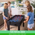 thumbnail image 5 of GoSports 48" Game Room Size Foosball Table - Oak Finish - Includes 4 Balls and 2 Cup Holders, 5 of 6