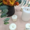 thumbnail image 4 of Elyon Tableware® 6 White Unscented Wax Pillar Candles, 40 Hours Burn Time, 4 of 5