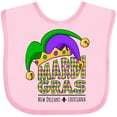 thumbnail image 3 of Inktastic Mardi Gras New Orleans Louisiana Jester Hat Boys or Girls Baby Bib, 3 of 4
