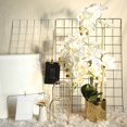 thumbnail image 3 of Artificial Orchid Flower Stem Plants Real Touch White Simulation Butterfly Flowers for Home Wedding Party Decoration 1Pc Butterfly Orchid DIY Wedding Party Desktop Home Decoration, 3 of 8