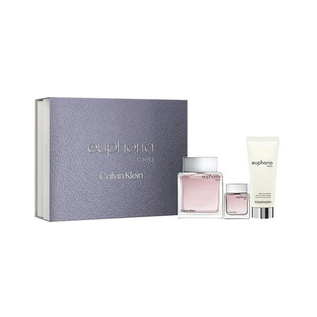 Calvin Klein Euphoria Men 3.3 oz EDT  3.3 aftershave  .5 edt Set NIB