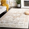 thumbnail image 3 of SAFAVIEH Arizona Lucius Oriental Machine Washable Area Rug, Beige/Gold, 8' x 10', 3 of 13