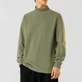thumbnail image 5 of fatyb Mens Thermal Mock Neck Shirts Long Sleeve Warm Undershirts Soft Casual Lightweight Pullover Tops, 5 of 7