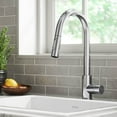 thumbnail image 3 of KRAUS Oletto Contemporary Pull-Down Single Handle Kitchen Faucet in Chrome, 3 of 14
