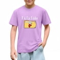 thumbnail image 4 of Juslio Boys Letter Pattern Shirts Casual Short Sleeved Tops, Comfortable Breathable Crew Neck T Shirts Sizes 2-18, 4 of 9