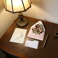 thumbnail image 4 of A Floral Greeting Card Pop Up Design Blank Envelope Included For Mom Graduation Birthday Get Well Anniversary 5.91X4.53 Inch, 4 of 6