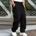 thumbnail image 3 of Pantalón Casual Holgado Con Múltiples Bolsillos Para Hombre, 3 of 8