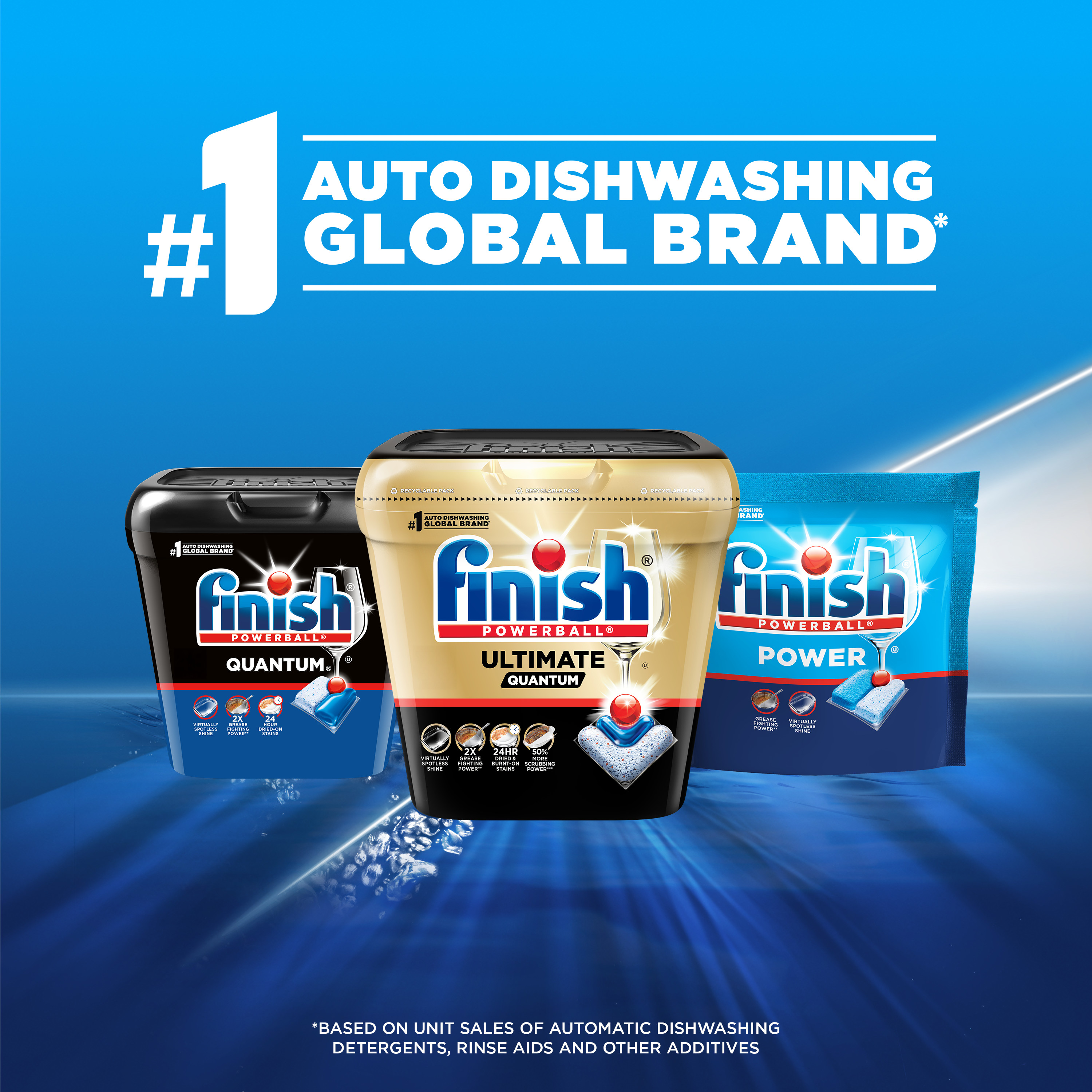 Finish Power Dishwasher Pods, Deep Clean, 32 Count photo 7