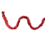 12' Traditional Red Christmas Tinsel Garland - Unlit