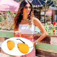 thumbnail image 2 of Men's Sunglasses Retro Pilot Sunglasses unisex Gift Toad Mirror, 2 of 5